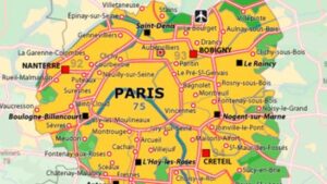 Mapa de Par&iacute;s