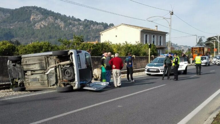 Accidente carretera Port de Sóller