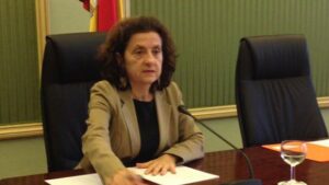 La consellera de Bienestar Social, Fina Santiago