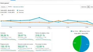 pantallazo analytics