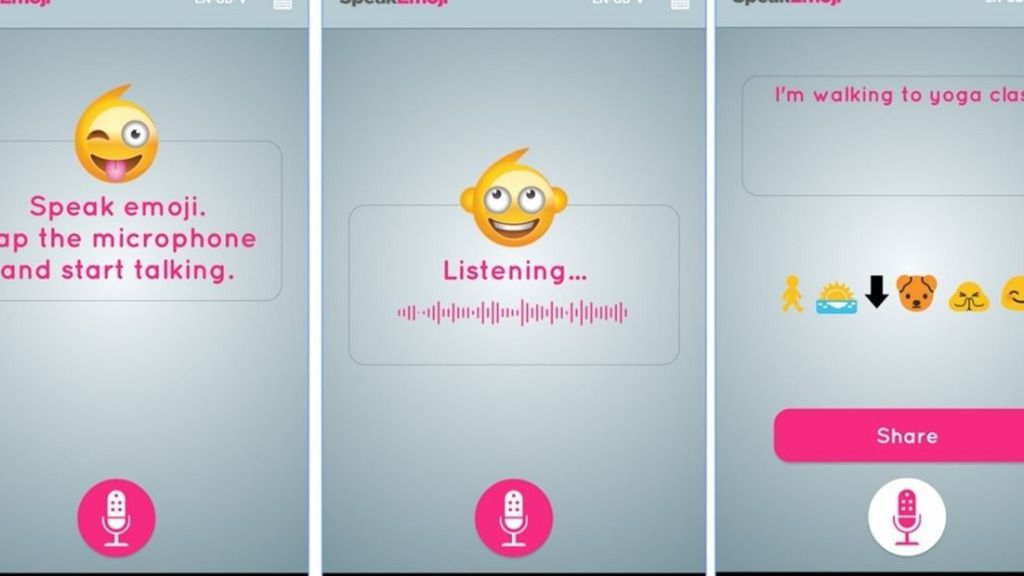 SpeakEmoji app