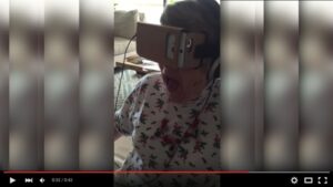 Anciana realidad virtual