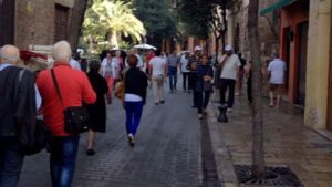 turistas en palma