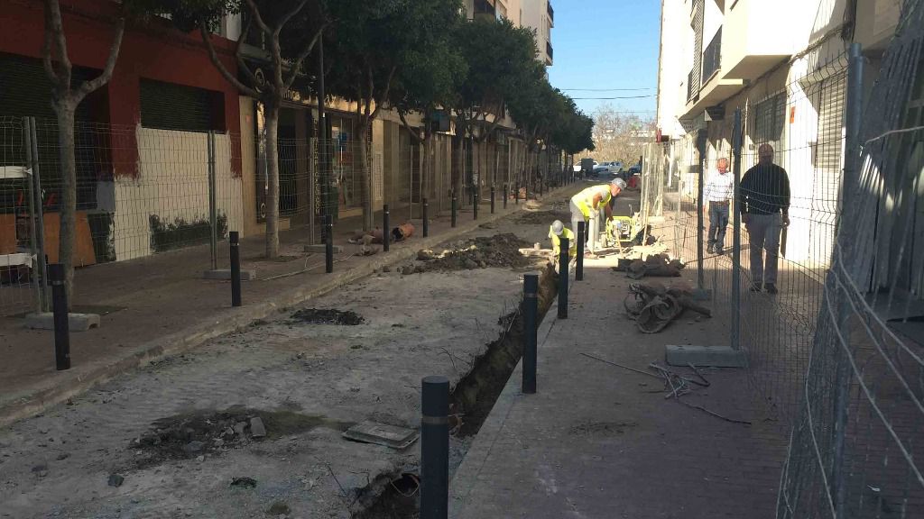 obras calle pere frances