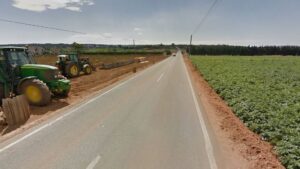 Punto kilom&eacute;trico del accidente