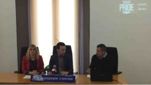 De izq. a dcha. Marta D&iacute;az, Rafa Ruiz y Antonio Balibrea.