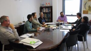 El conseller y los agricultores