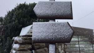 Nieve frio temporal lluvia invierno