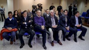 Imagen del banquillo de acusados en el caso N&oacute;os