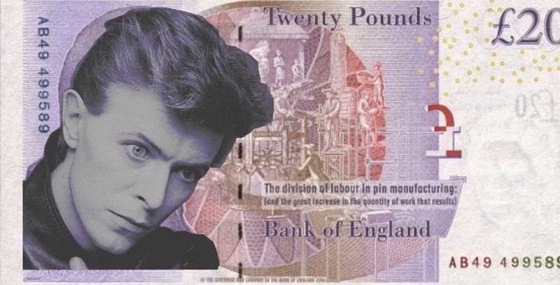 Billete David Bowie