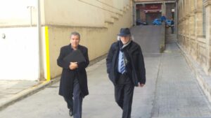 Daniel Mercado entrando en el juzgado de Palma para declarar