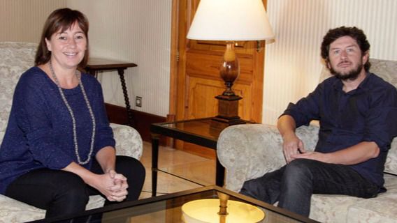 Jarabo y Armengol reunidos en el Consolat de Mar