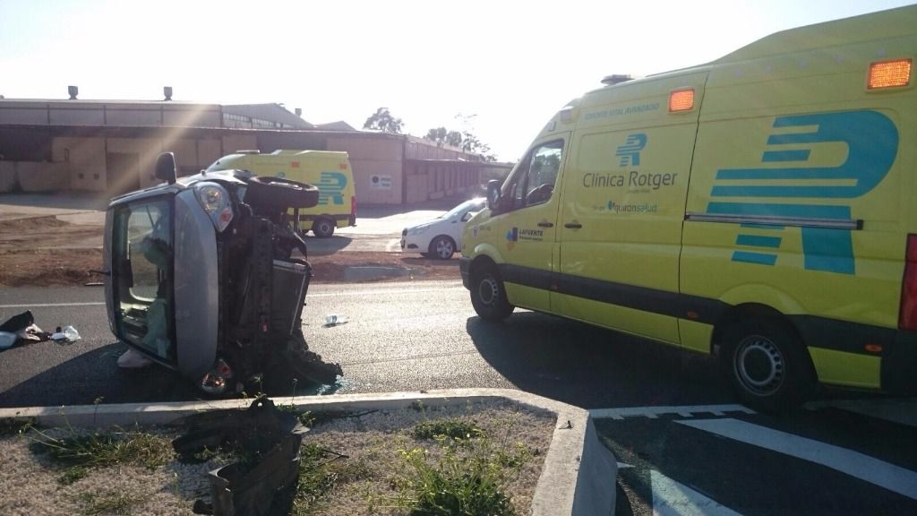 Accidente rotonda