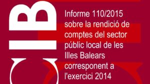 Portada informe Sindicatura de Comptes
