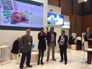 El alcalde de Sant Antoni en Fitur.