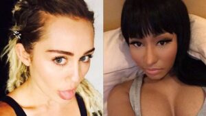 Miley Cyrus y Micki Minaj