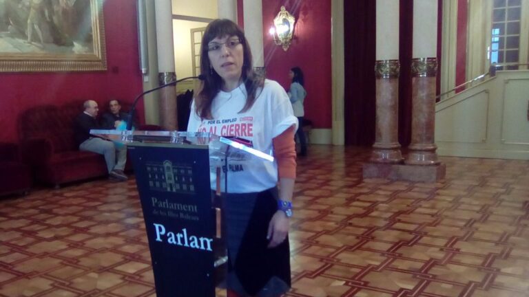 Laura Camargo, en el Parlament