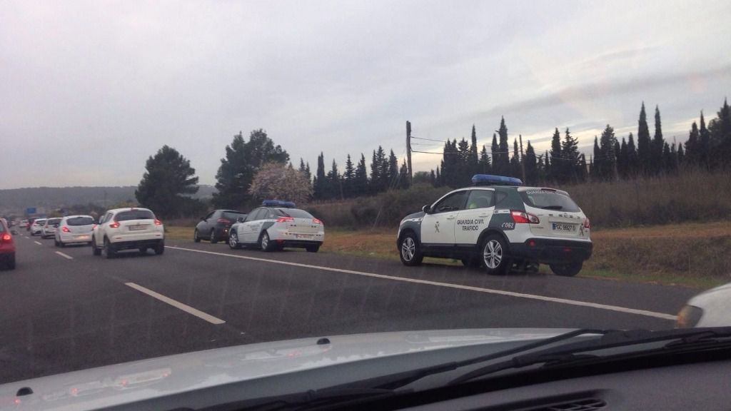 Accidente autopista Inca