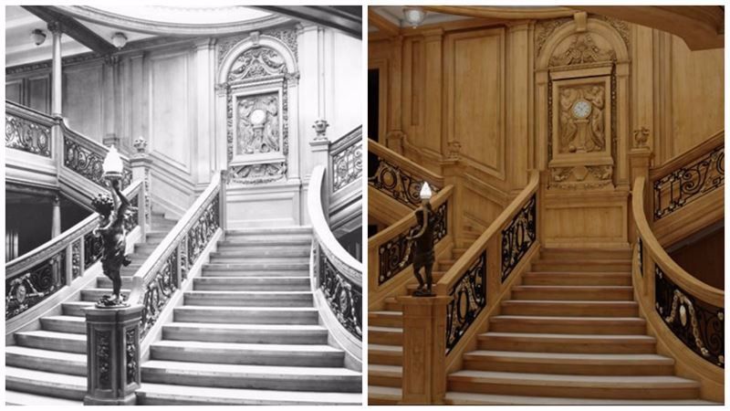 Antes y despues Titanic