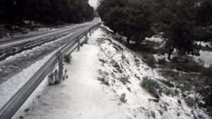 Nieve en el Puig Major