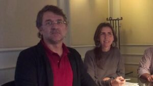 Representantes del GOB, Maci&agrave; Bl&aacute;zquez y Margalida Ramis