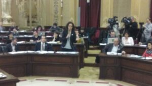 Catalina Cladera se ha explicado en el Parlament