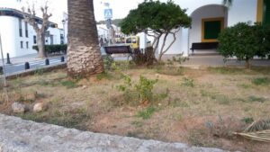 Zona degradada en Sant Joan