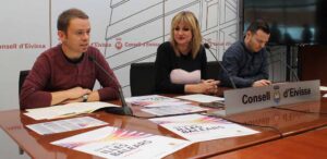 Marta Diaz con David Ribas y Fernando Gomez
