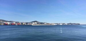 Obras de ampliaci&oacute;n del puerto de Eivissa.