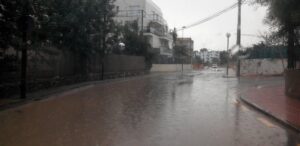 lluvias charcos