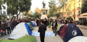 La concentraci&oacute;n ha tenido lugar en el Passeig Vara de Rey de Vila