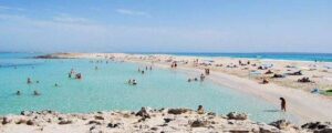 Playa de Illetas, en el Parque Natural de Las Salinas de Formentera