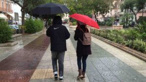 lluvia paraguas