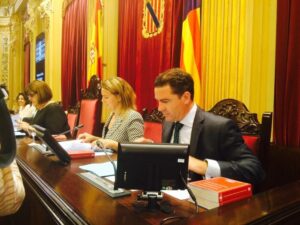 El diputado Miquel Jerez en el Parlament