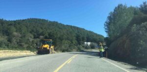 obras carretera Sant Joan