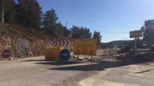 obras carretera Sant Joan