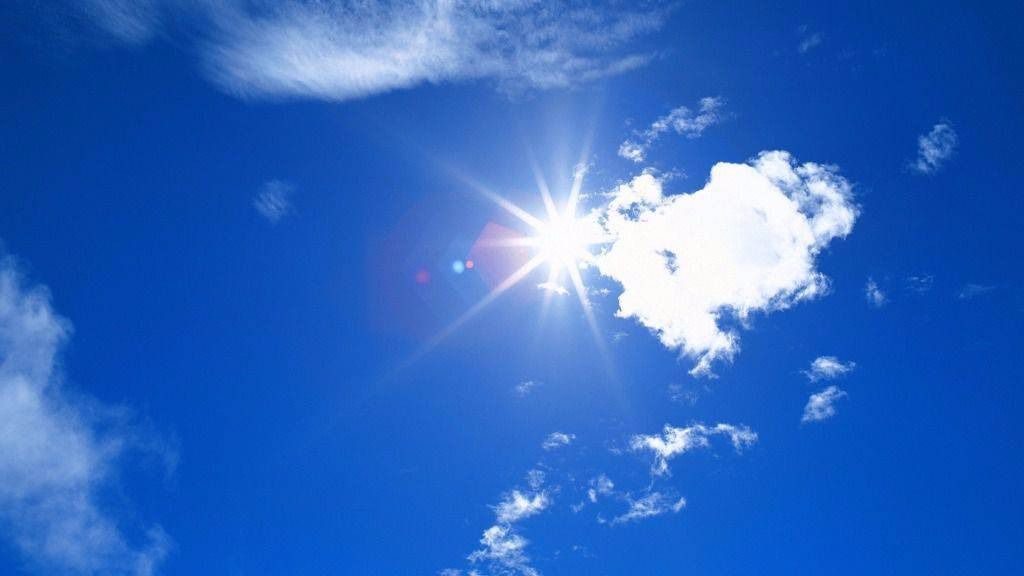 sol calor nube cielo