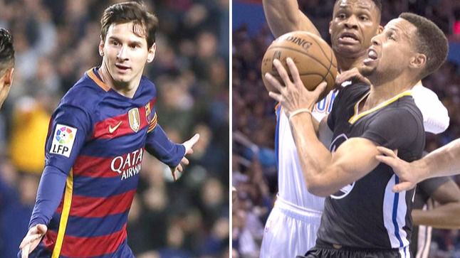 messi y curry