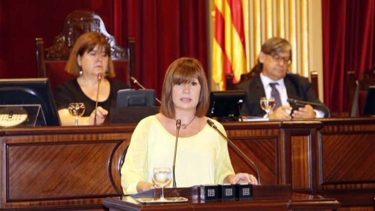 Armengol en el Parlament