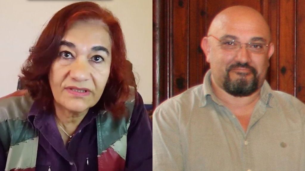 Nina Parron y Eduardo Zúñiga