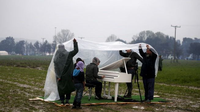artista chino refugiados