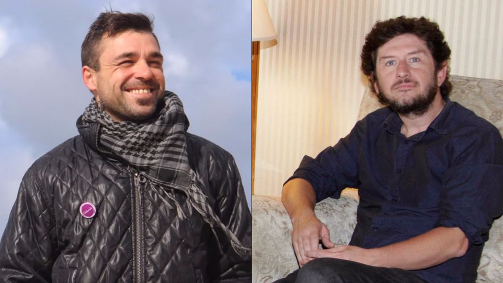 Fernando Alcaraz (Si se puede Calvià) y Alberto Jarabo