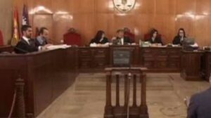 Imagen de archivo de la sala de vistas de la Audiencia de Palma