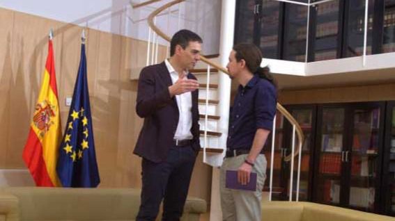 Las reuniones entre Pedro Sánchez y Pablo Iglesias no han fructificado