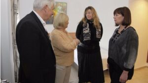 Armengol y G&oacute;mez con Eulalia Rubio y Jaume Coll de Aspanob