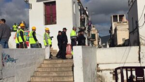 Operarios municipales acceden a las viviendas con la fuerza p&uacute;blica