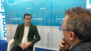 Andr&eacute;s Ferrer en la entrevista con Tom&agrave;s Ibarz