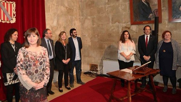 Armengol en su discurso durante la toma de posesión de los nuevos consellers
