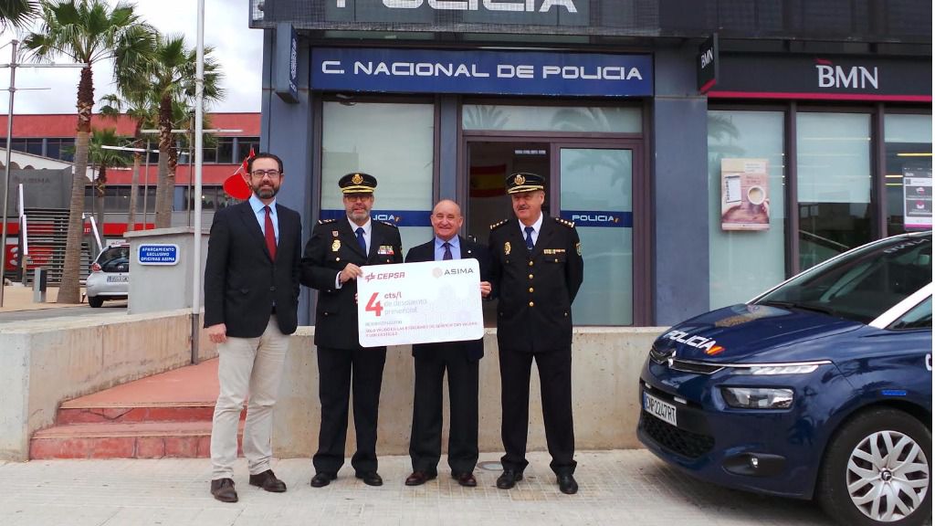 Representantes de ASIMA y Policía Nacional