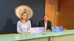 Marga Prohens junto a Juan Manuel Lafuente